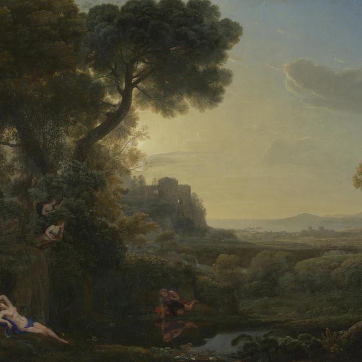 Claude  Landscape with Narcissus and Echo  NG12  National