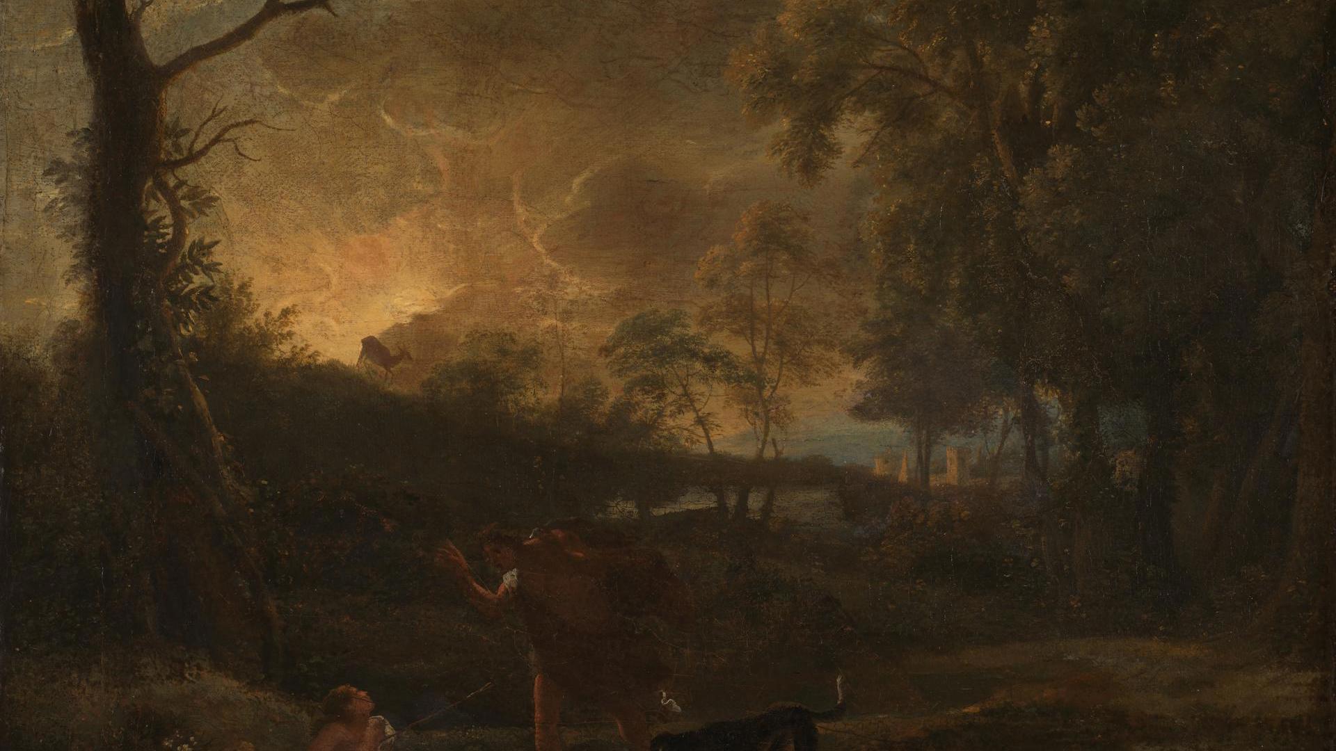 Landscape with the Death of Procris by Studio of Claude