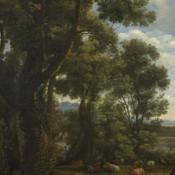 Landscape with a Goatherd and Goats