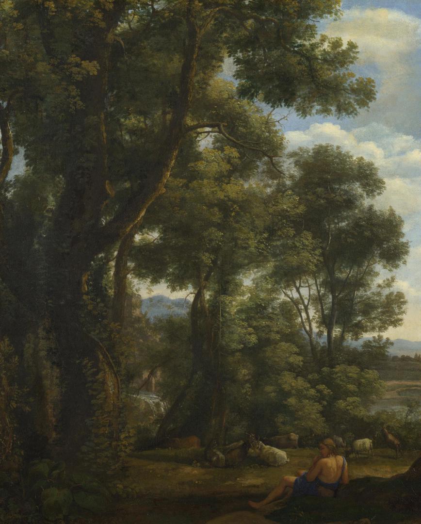 Landscape with a Goatherd and Goats by Claude
