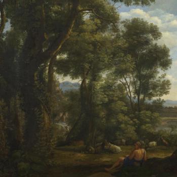 Landscape with a Goatherd and Goats