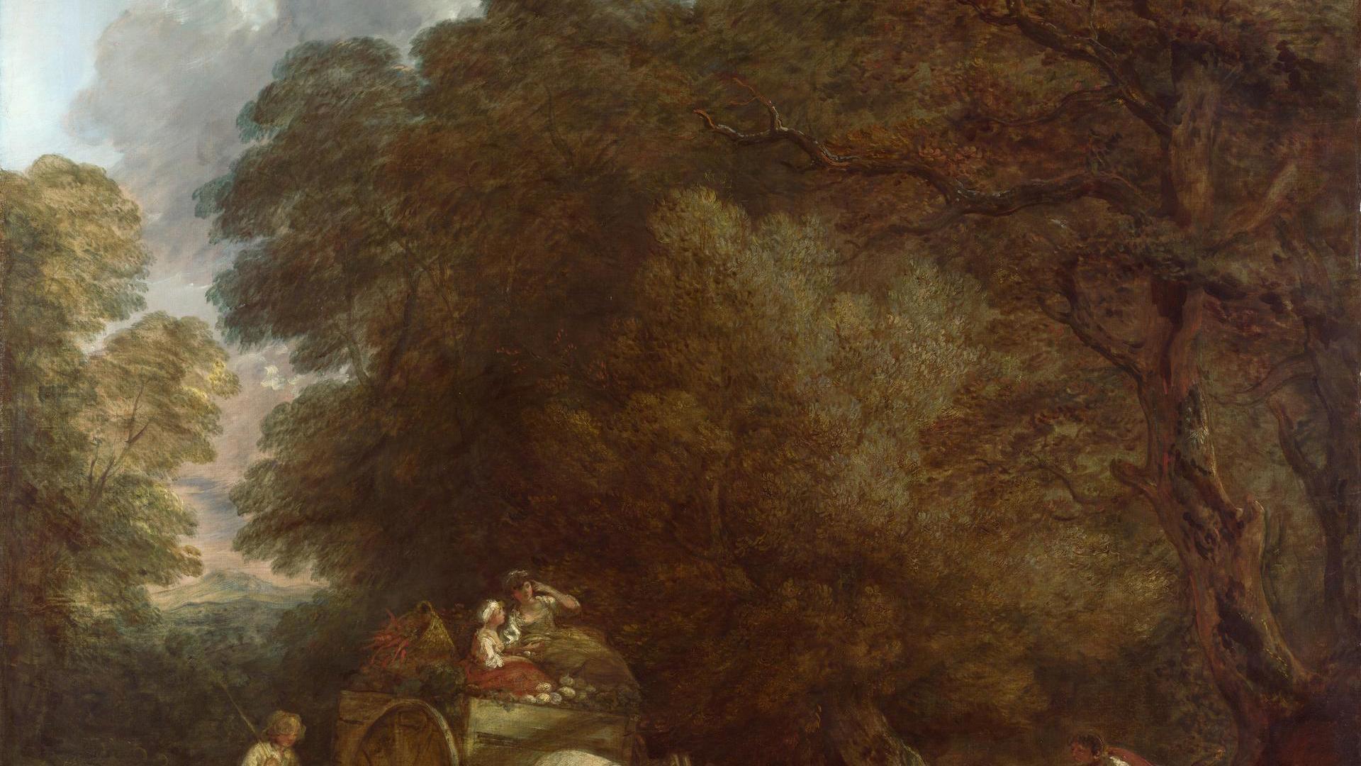 The Market Cart by Thomas Gainsborough