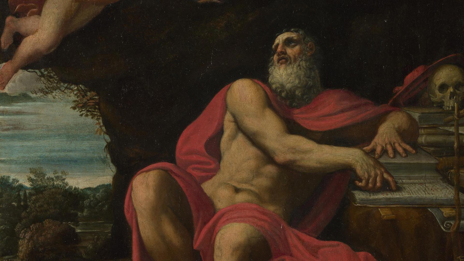 The Vision of Saint Jerome by Domenichino