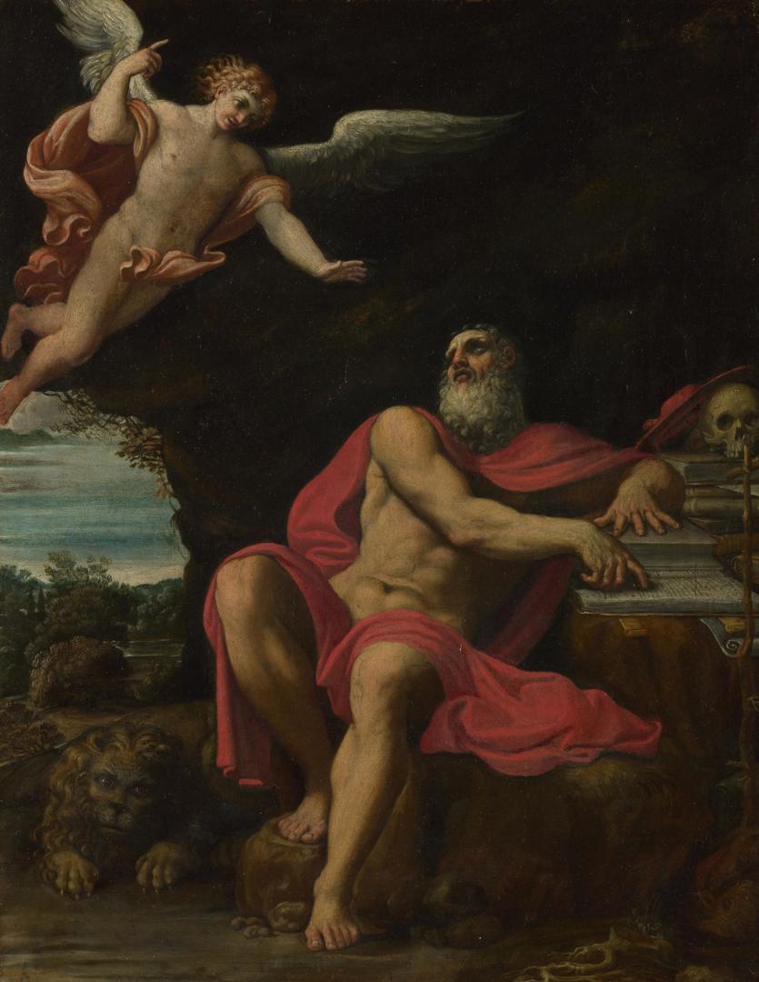 The Vision of Saint Jerome by Domenichino