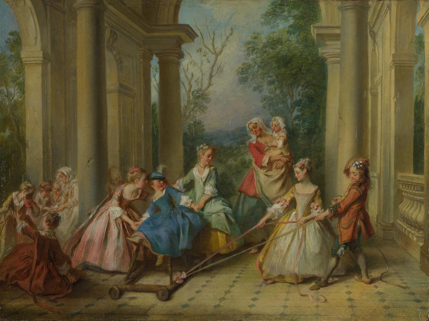 The Four Ages of Man: Childhood by Nicolas Lancret