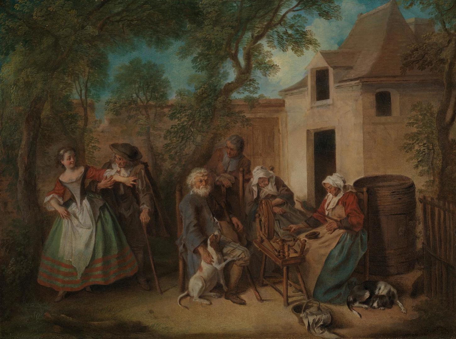 The Four Ages of Man: Old Age by Nicolas Lancret