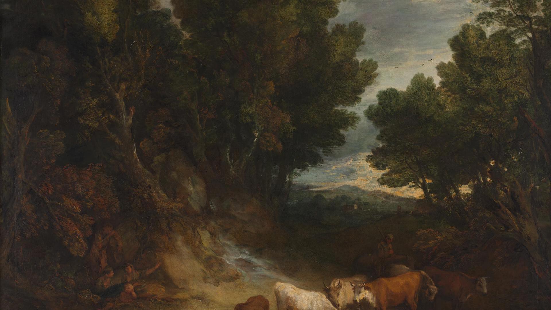 The Watering Place by Thomas Gainsborough