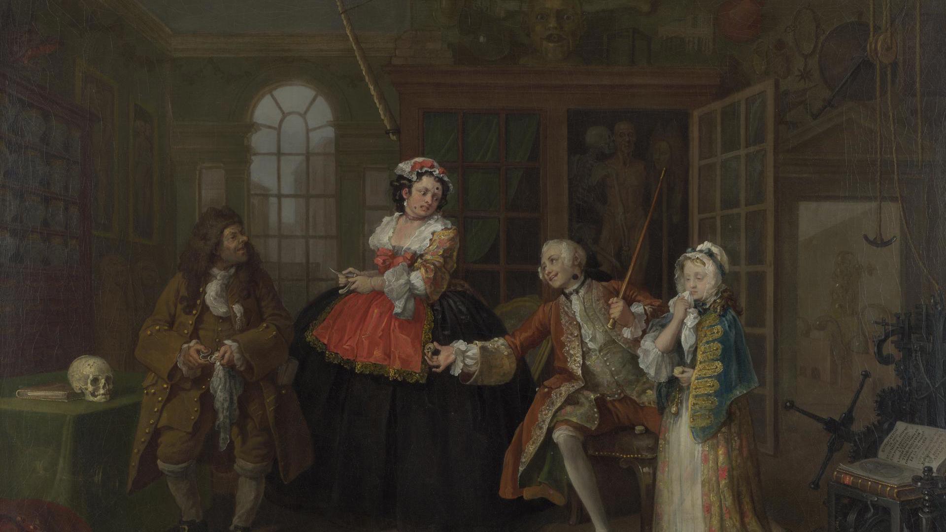 Marriage A-la-Mode: 3, The Inspection by William Hogarth