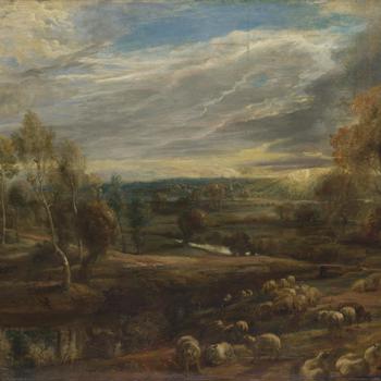 A Landscape with a Shepherd and his Flock