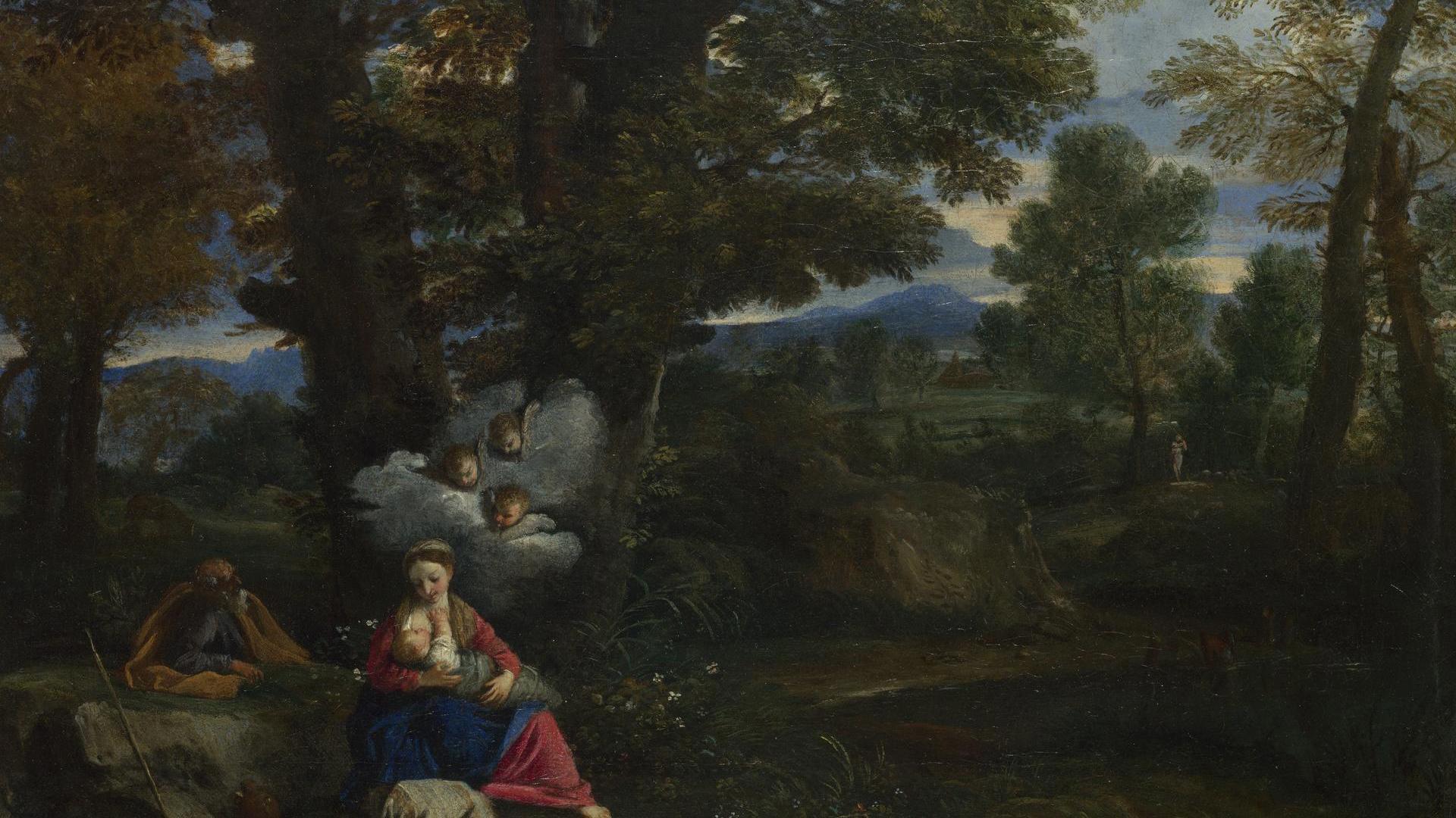 The Rest on the Flight into Egypt by Pier Francesco Mola