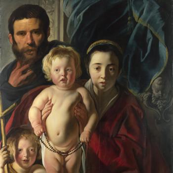 The Holy Family and Saint John the Baptist