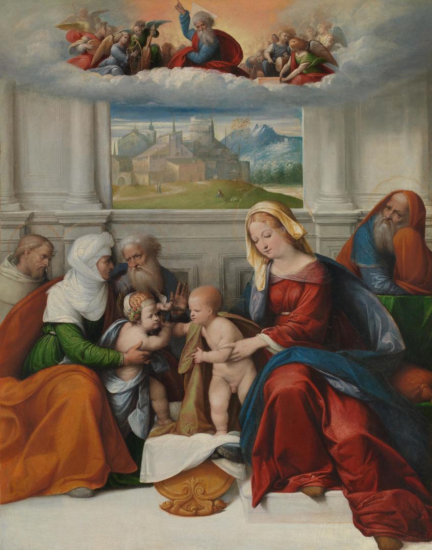 The Holy Family with Saints by Garofalo