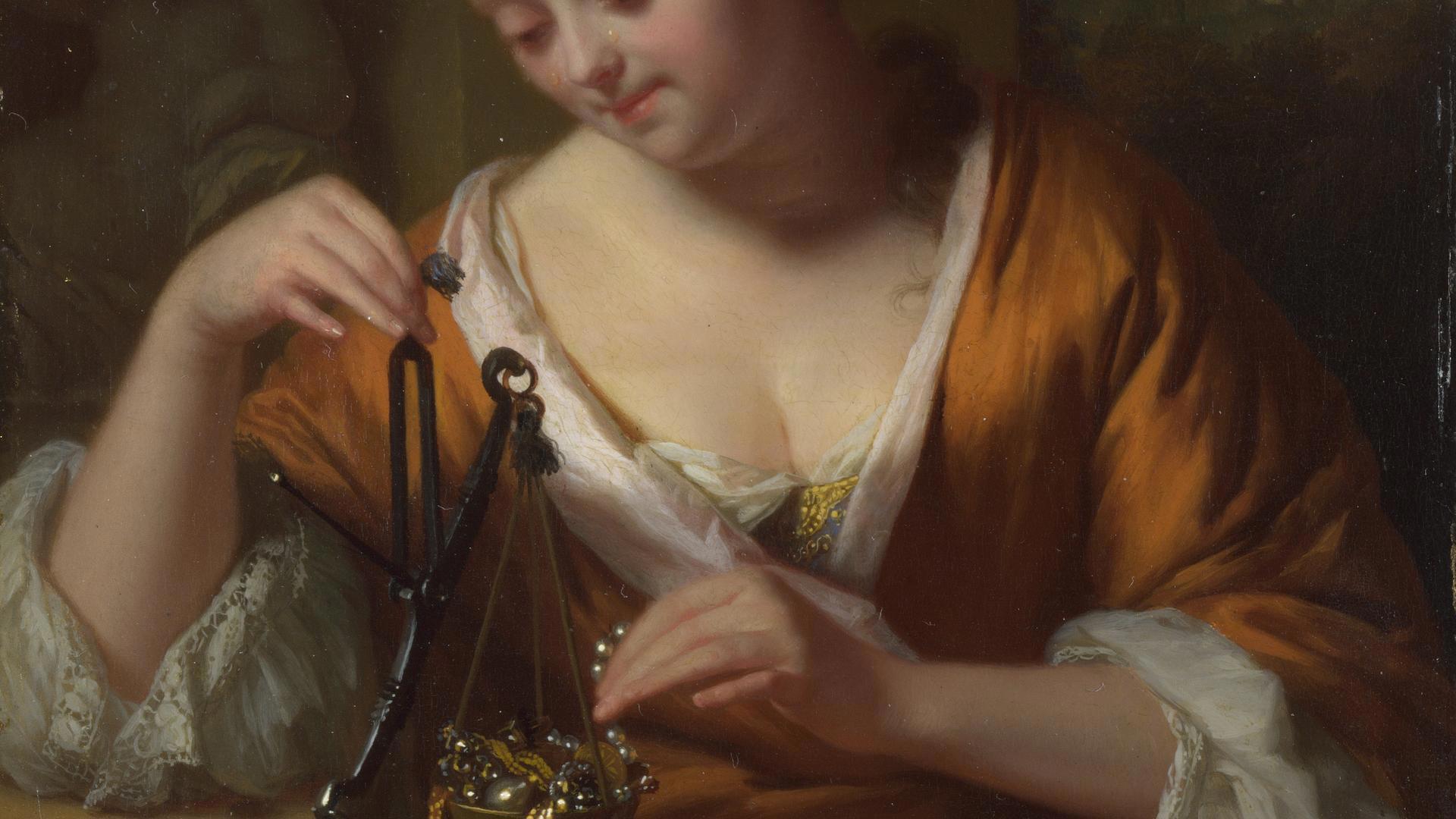 Allegory of Virtue and Riches by Godfried Schalcken