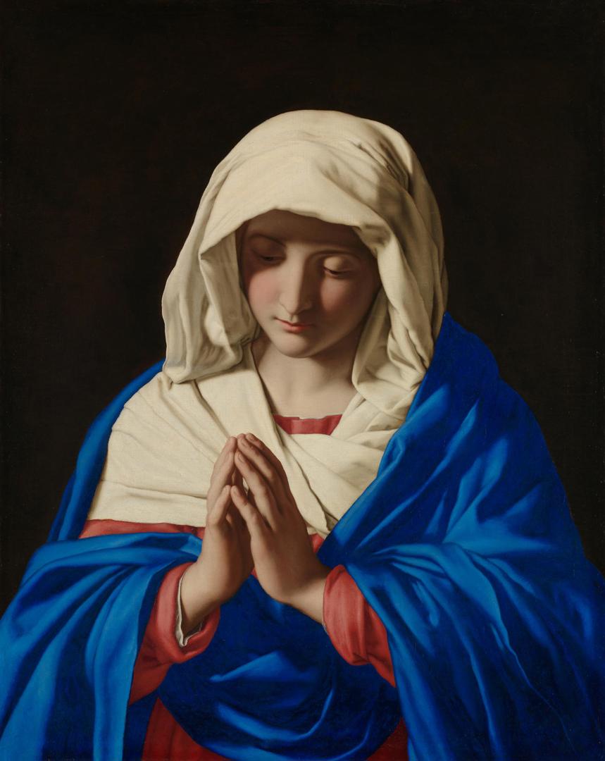 The Virgin in Prayer by Sassoferrato