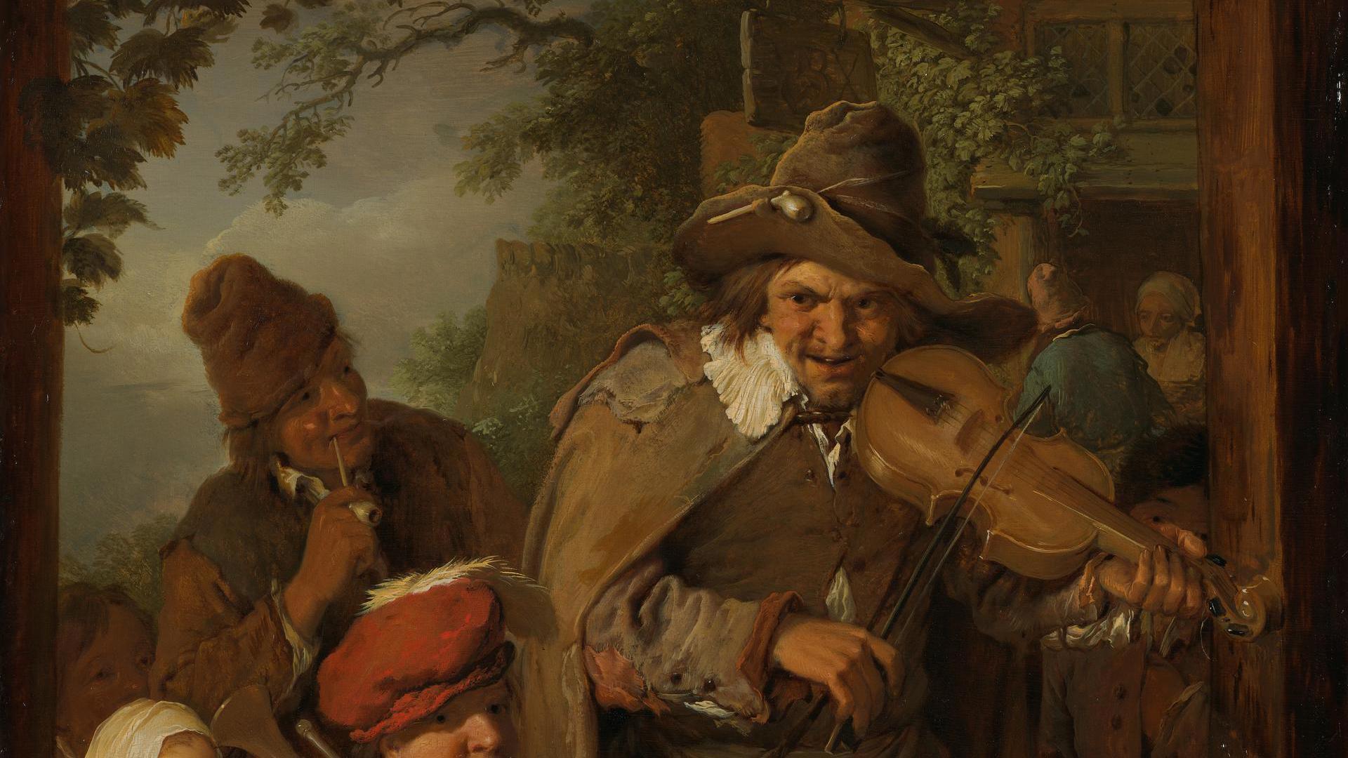 The Wandering Musicians by Christian Wilhelm Ernst Dietrich