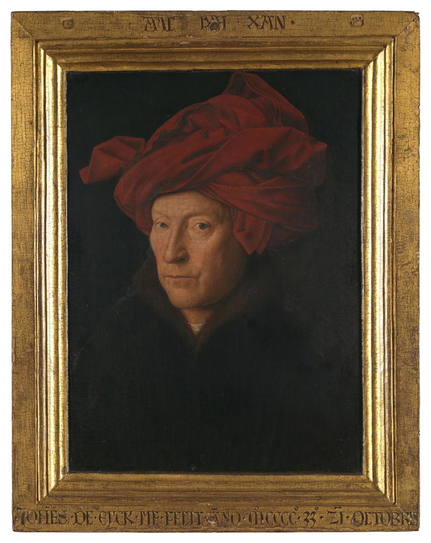 Portrait of a Man (Self Portrait?) by Jan van Eyck