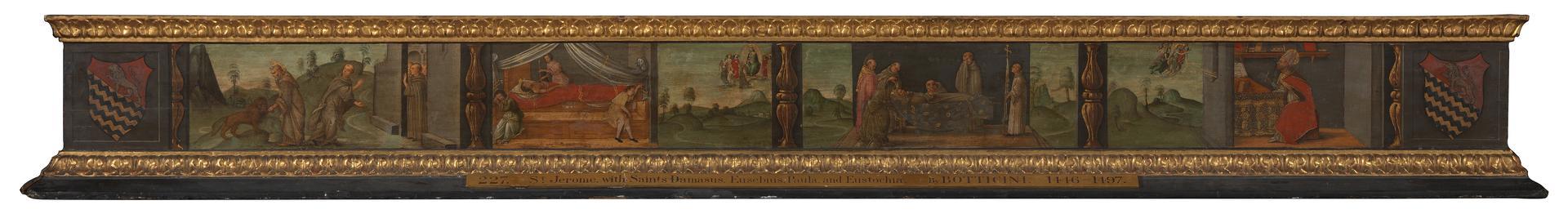 Scenes from the Life of Saint Jerome: Predella by Francesco Botticini