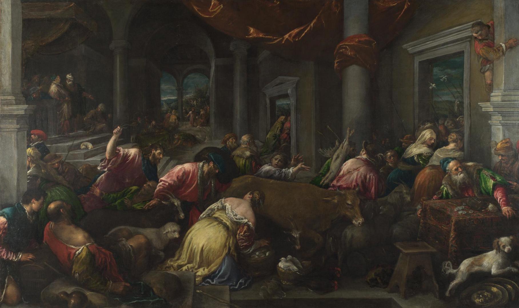 The Purification of the Temple by Jacopo Bassano and workshop