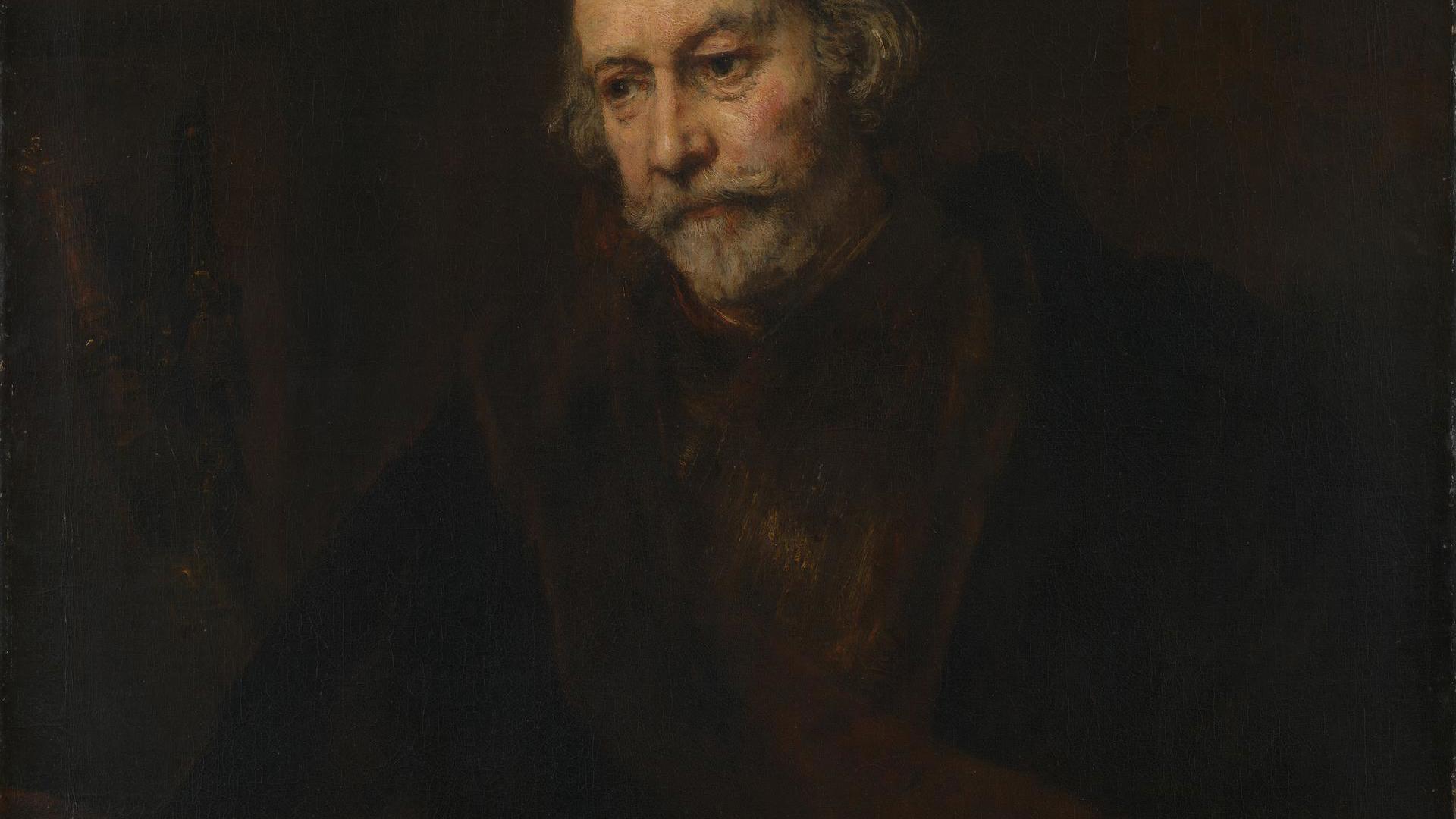 An Elderly Man as Saint Paul by Rembrandt
