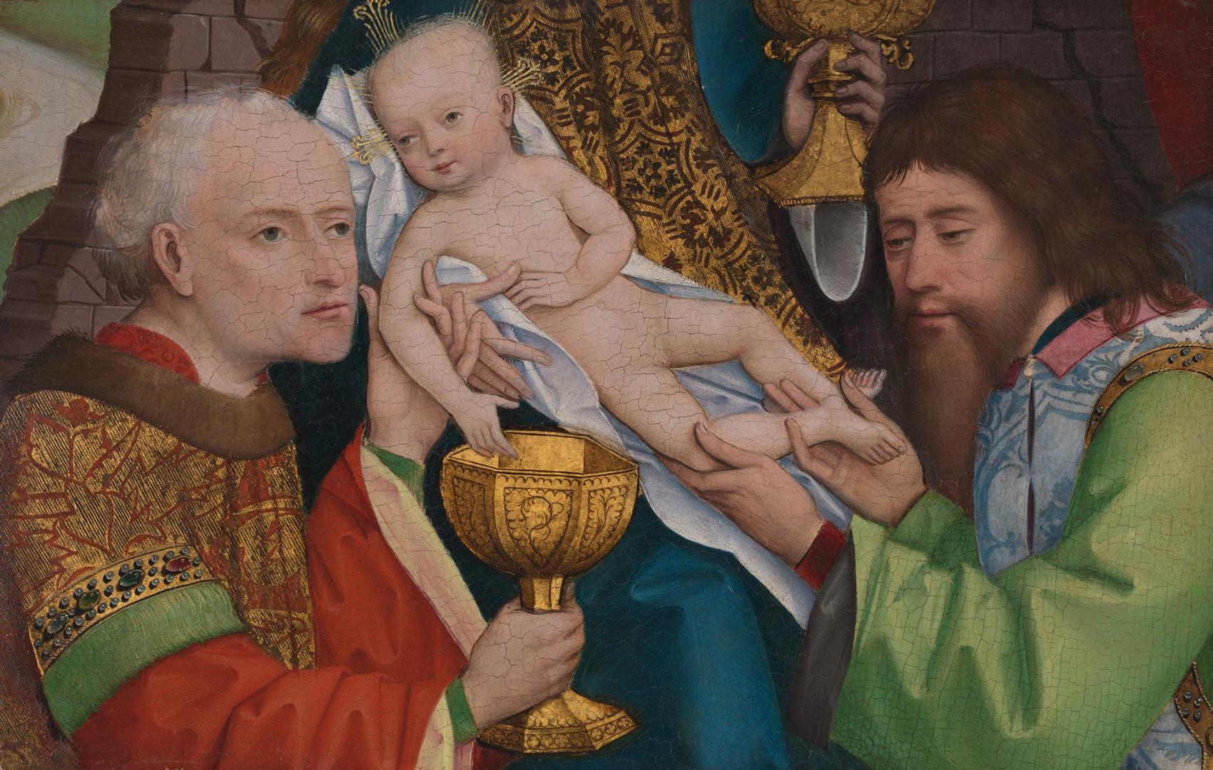 The Adoration of the Kings by Master of Liesborn