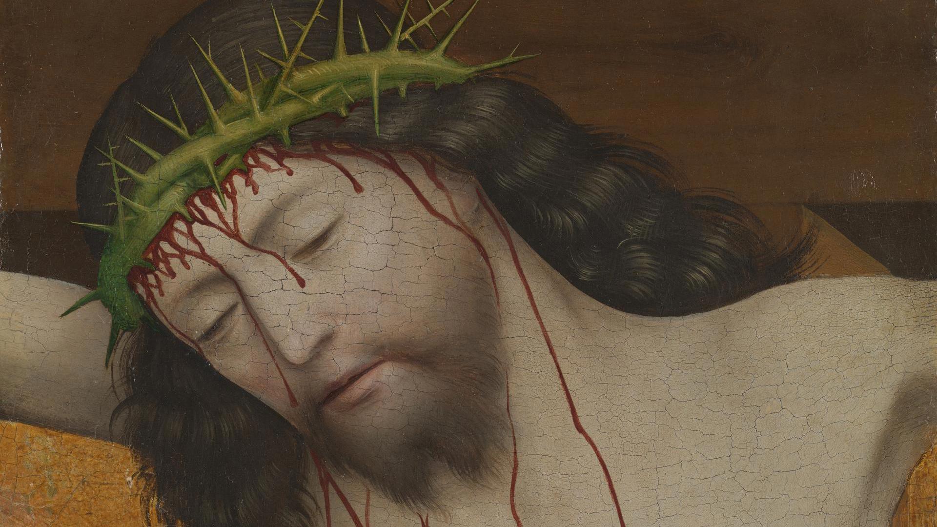 Head of Christ Crucified by Master of Liesborn