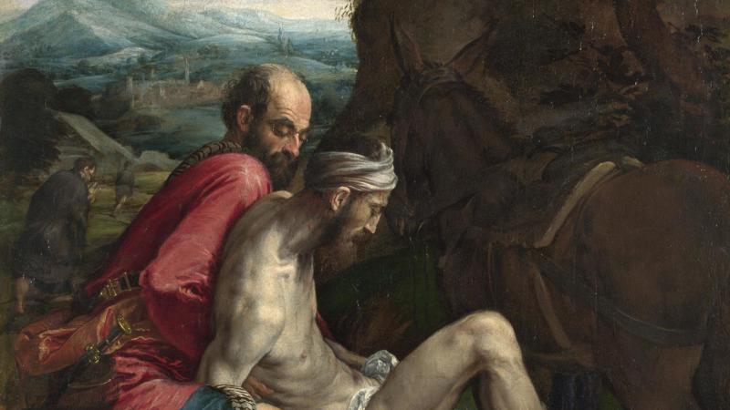 Jacopo Bassano, 'The Good Samaritan', about 1562-3