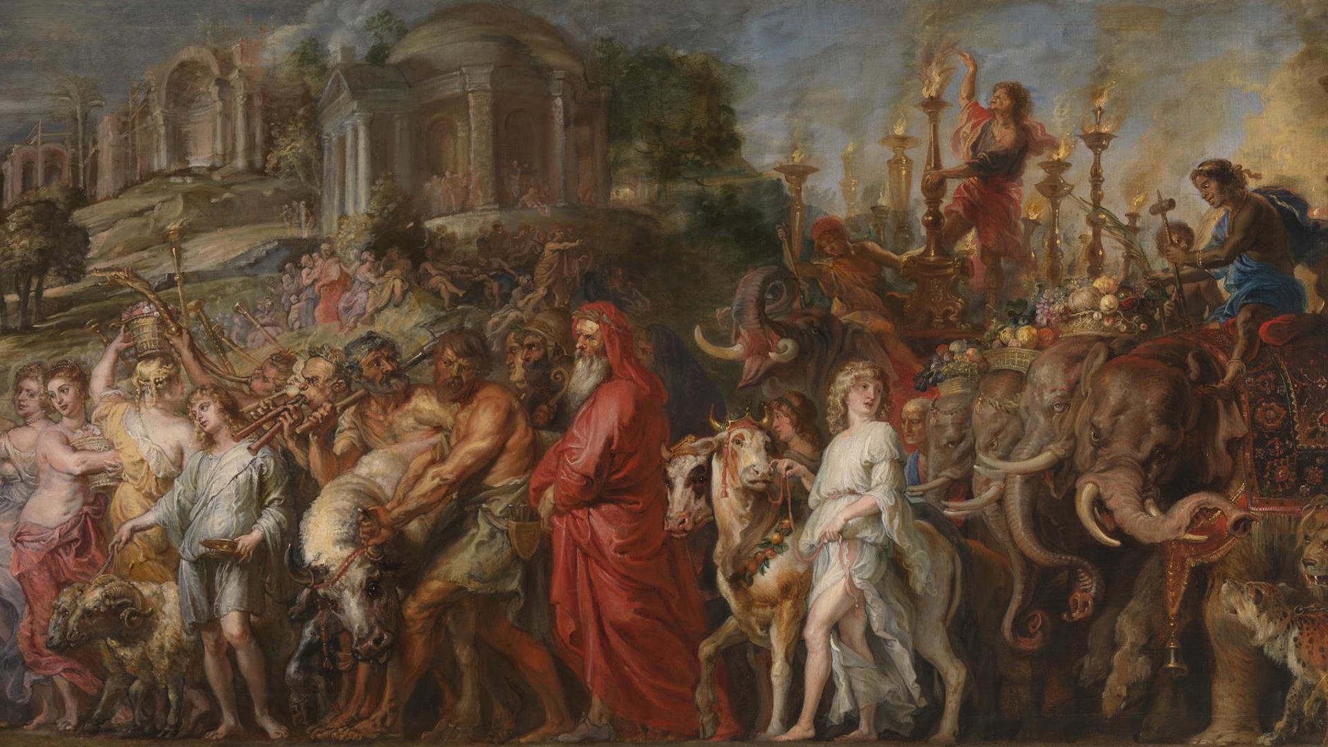 A Roman Triumph by Peter Paul Rubens