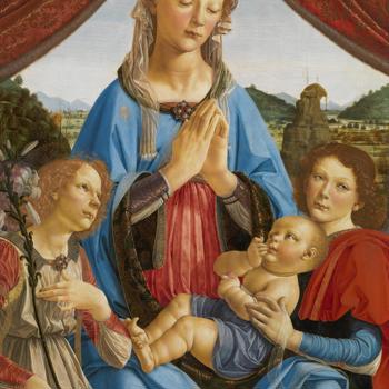 The Virgin and Child with Two Angels