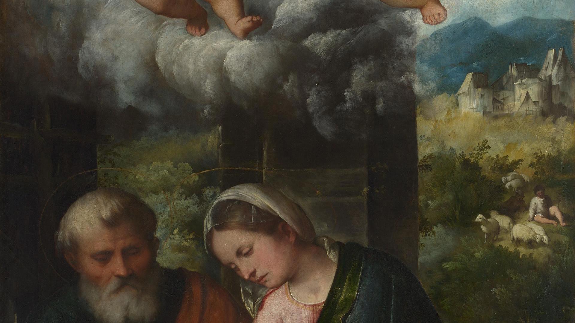 The Nativity by Girolamo Romanino