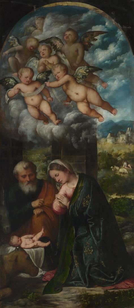The Nativity by Girolamo Romanino