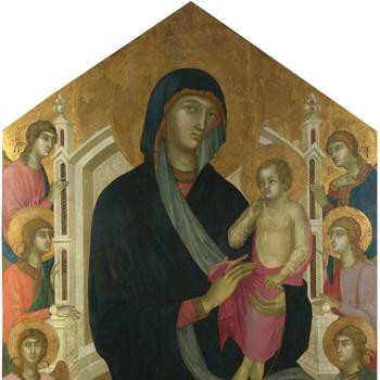 The Virgin and Child with Six Angels