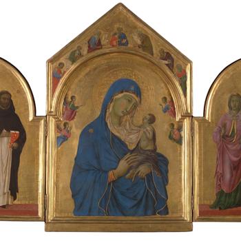 The Virgin and Child with Saints Dominic and Aurea