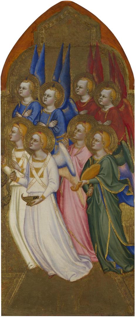 Seraphim, Cherubim and Adoring Angels by Jacopo di Cione and workshop
