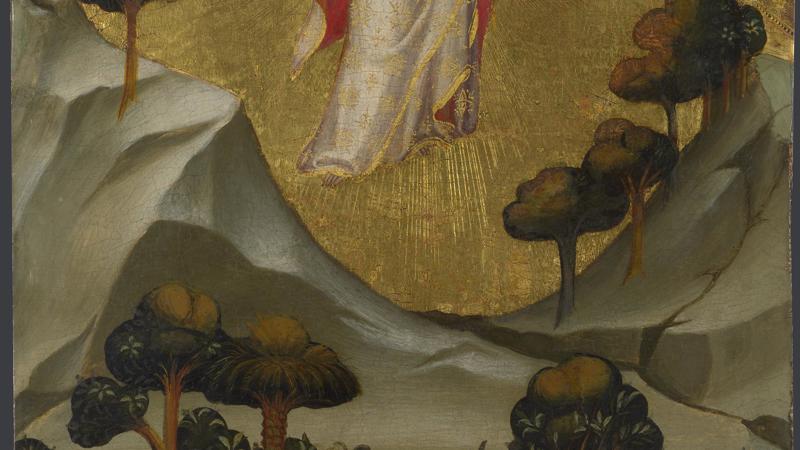 Jacopo di Cione and workshop, 'The Resurrection: Upper Tier Panel', 1370-1