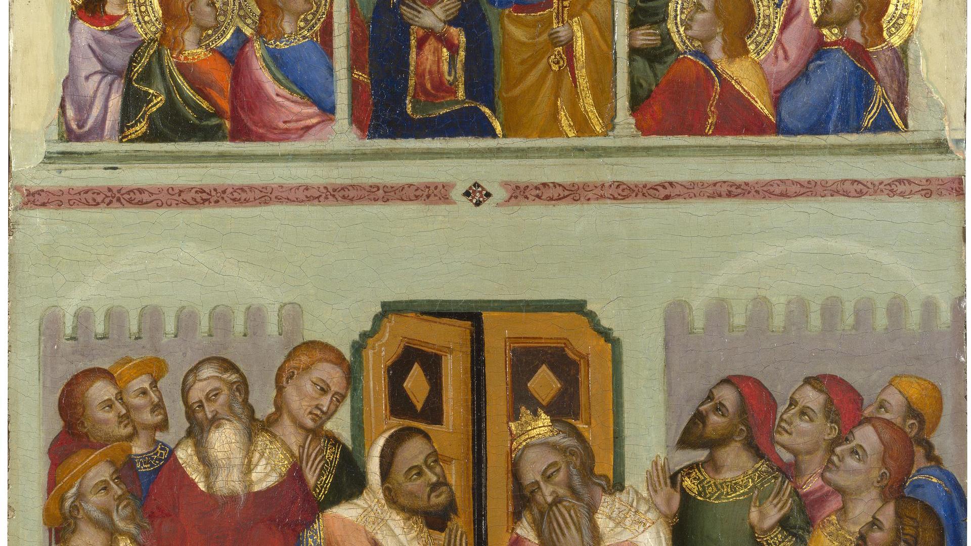 Pentecost: Upper Tier Panel by Jacopo di Cione and workshop
