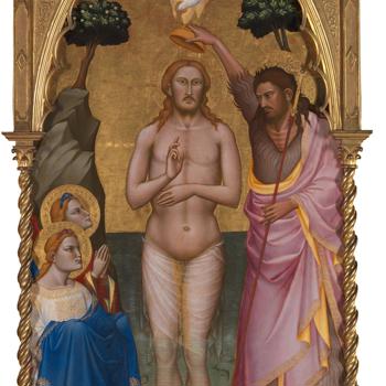 The Baptism of Christ: Main Tier Central Panel