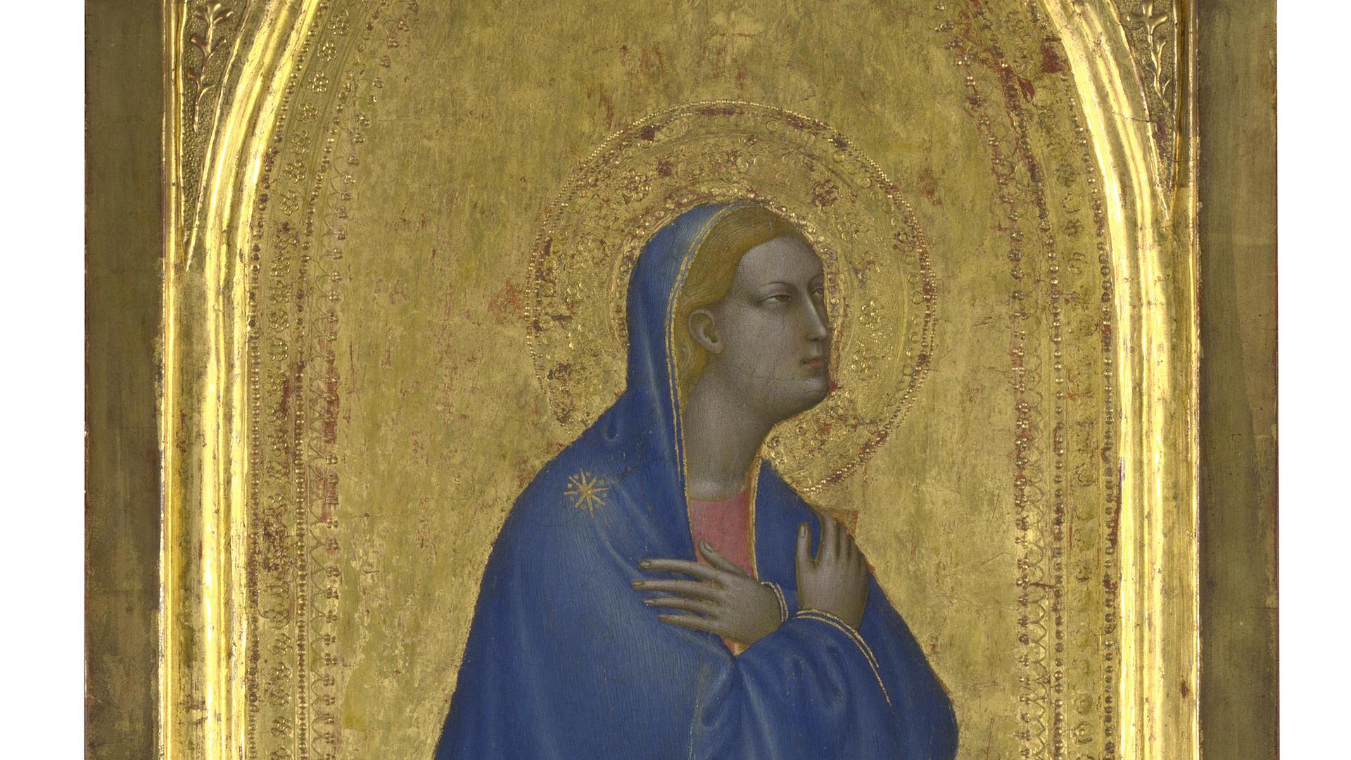 The Virgin: Left Pinnacle Panel by Giovanni da Milano
