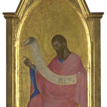Saint John the Baptist: Right Pinnacle Panel