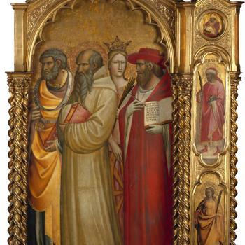 Saints Peter, Romuald, Catherine and Jerome