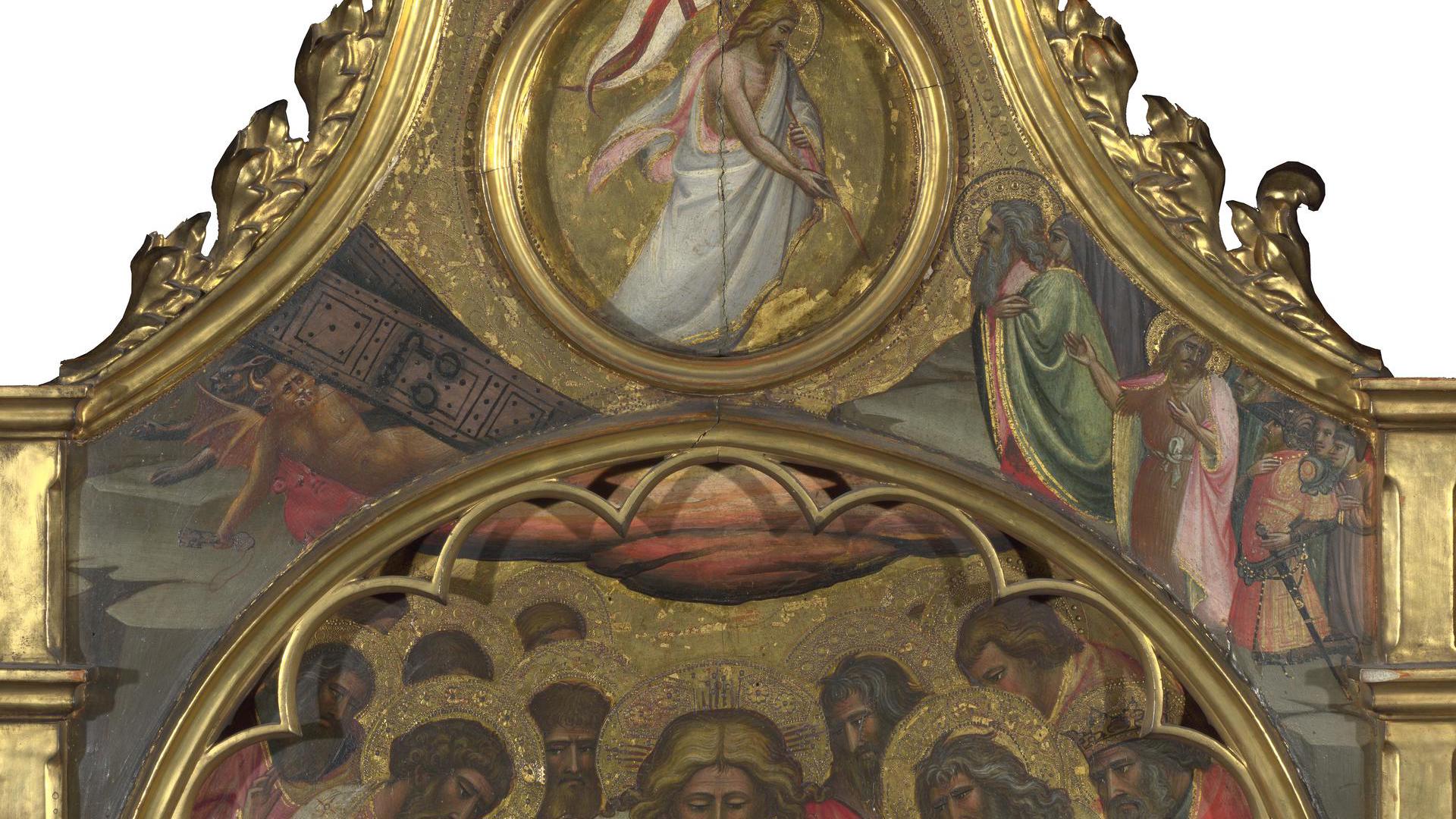 The Descent into Limbo: Roundel above Centre Panel by Giovanni dal Ponte