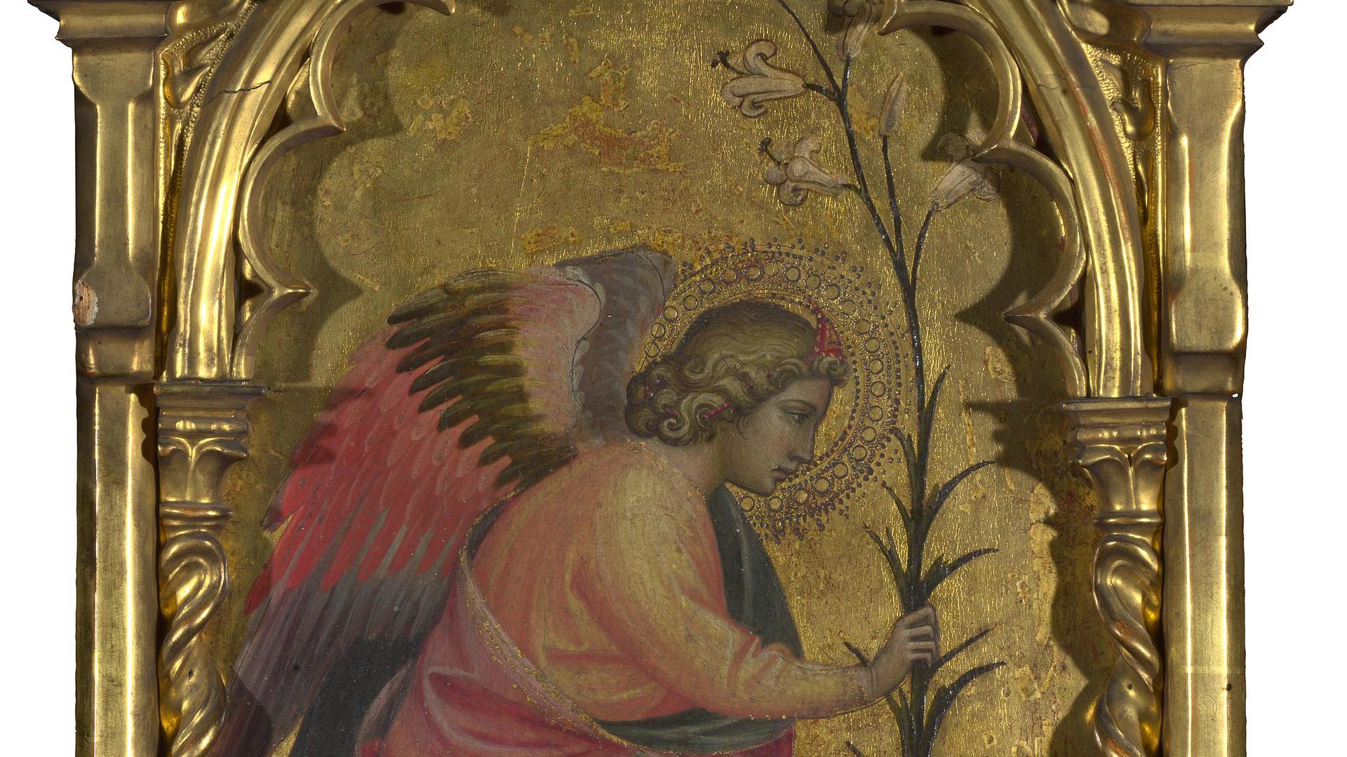 The Archangel Gabriel: Left Pinnacle by Giovanni dal Ponte