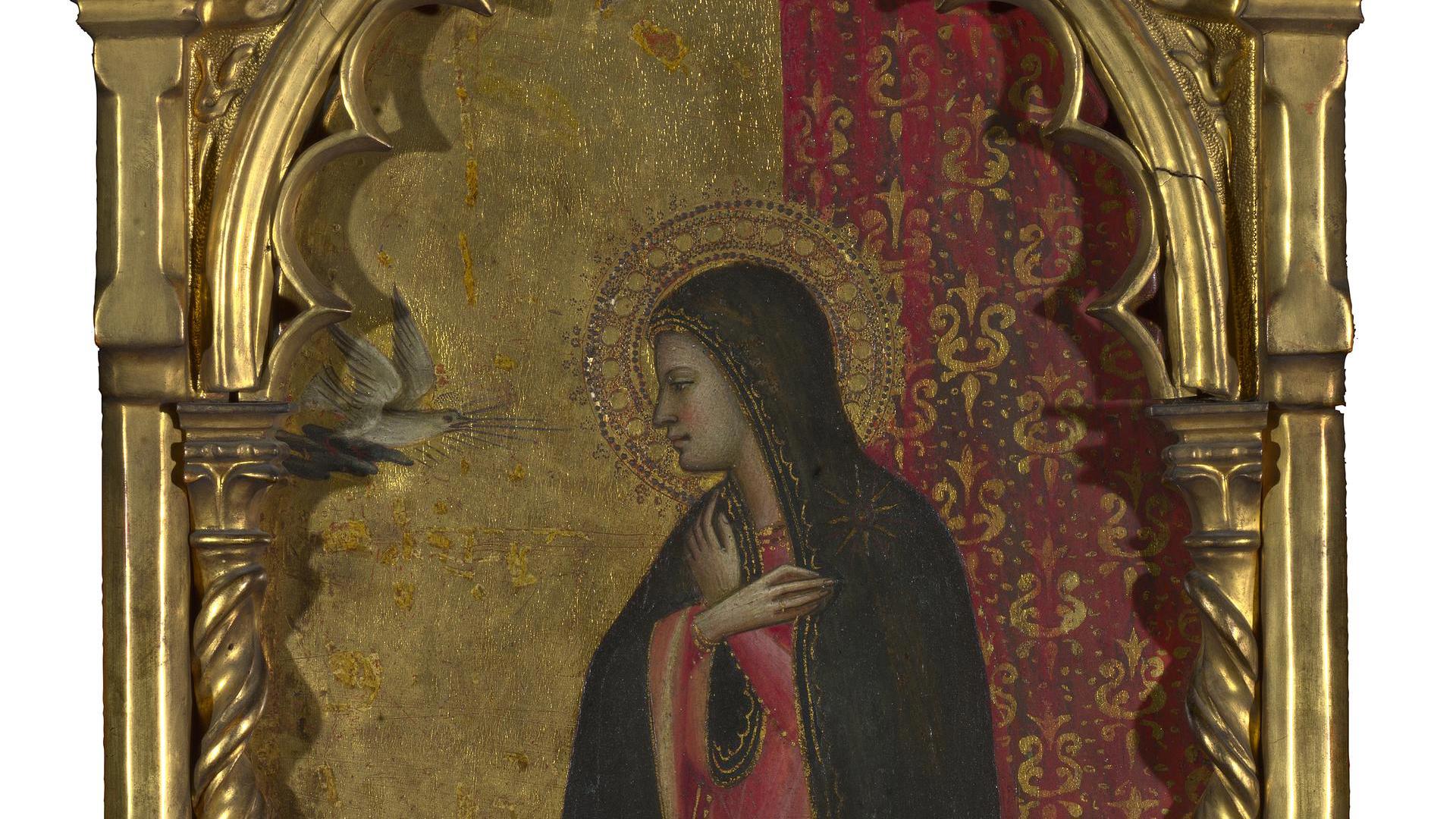 The Virgin Annunciate: Right Pinnacle by Giovanni dal Ponte