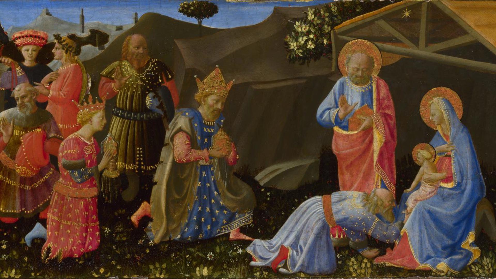 The Adoration of the Kings by Probably by Zanobi Strozzi