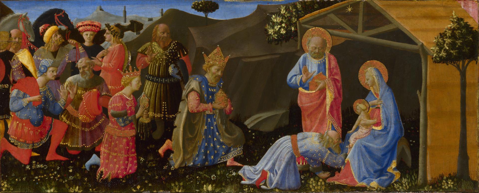 The Adoration of the Kings by Probably by Zanobi Strozzi