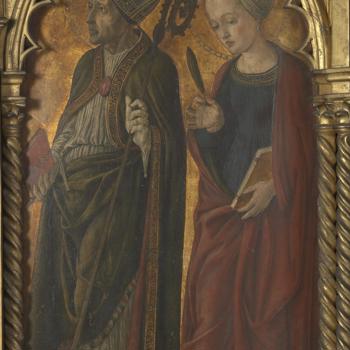 A Bishop (Donatus?) and a Female Martyr (Antilla?)