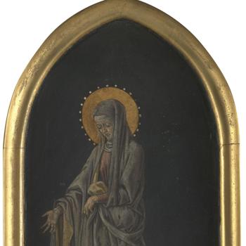 The Virgin: Altarpiece Pinnacle (Left)