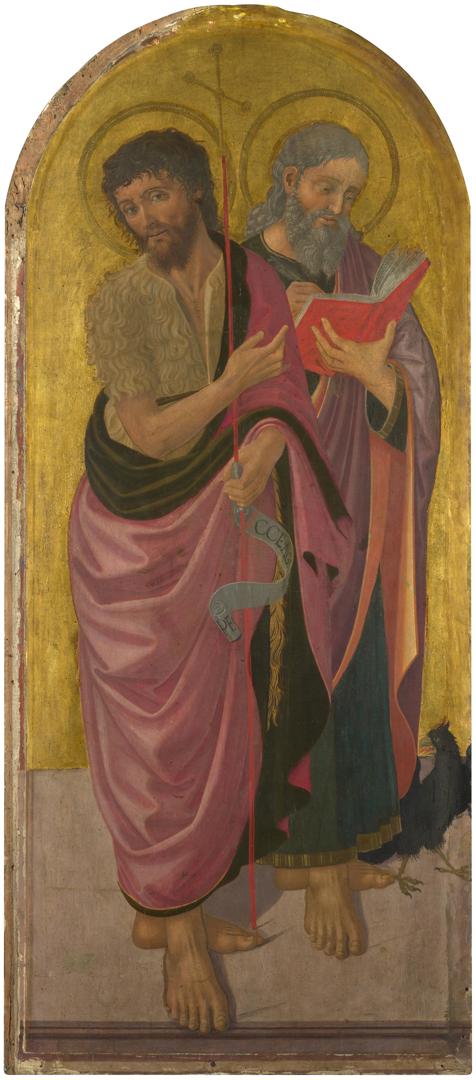 Saint John the Baptist and Saint John the Evangelist by Zanobi Machiavelli