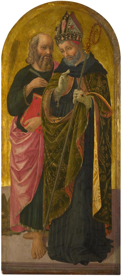 Saint Mark and Saint Augustine by Zanobi Machiavelli