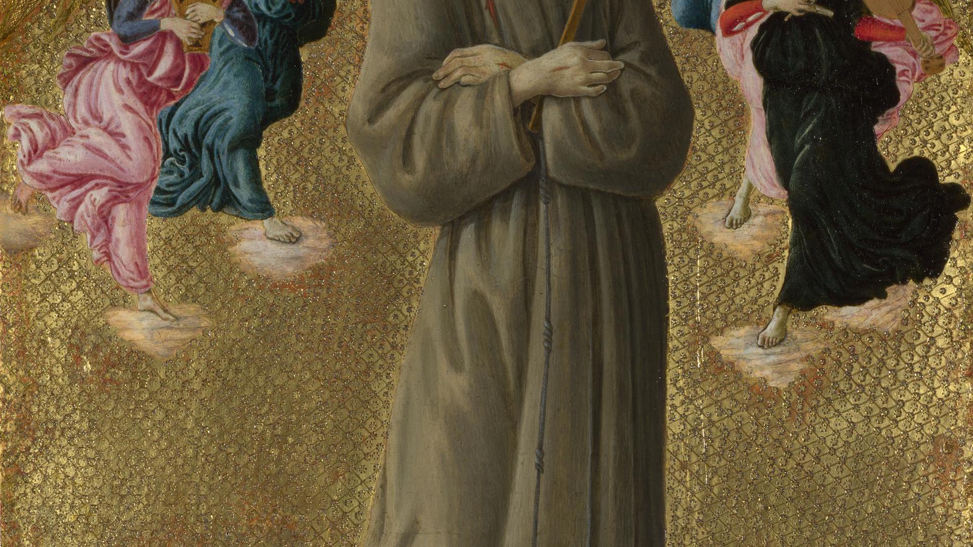Saint Francis of Assisi with Angels by Sandro Botticelli