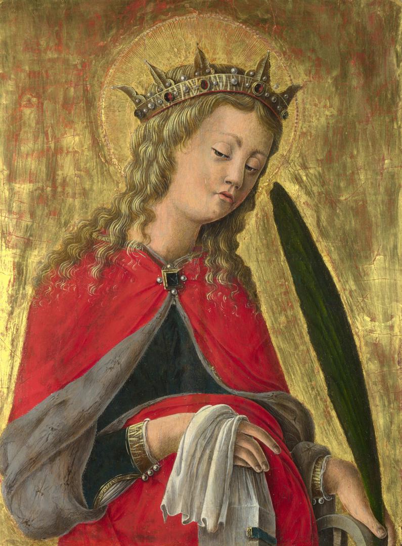 Saint Catherine by Giorgio Schiavone